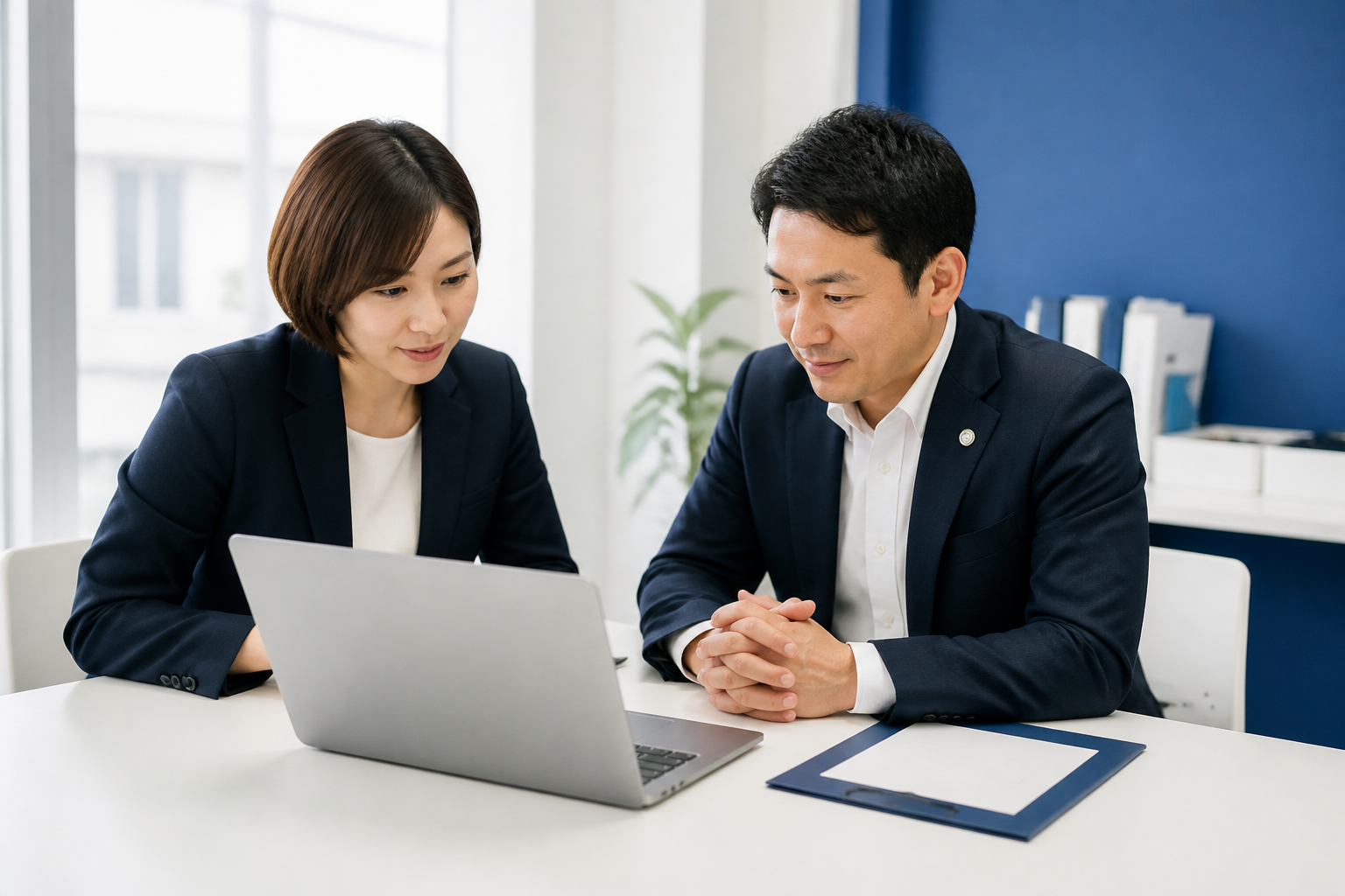 AIを活用したSNS投稿を人の目で確認する地方議員とスタッフ