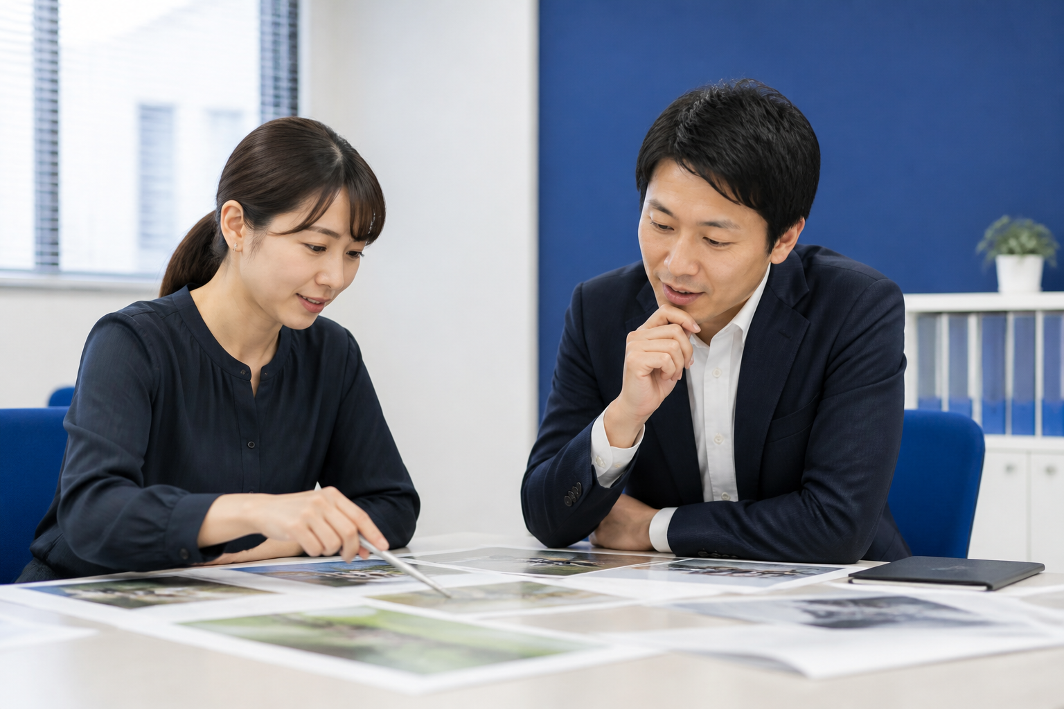 地域課題とSNSの発信テーマを話し合う議員と広報担当者
