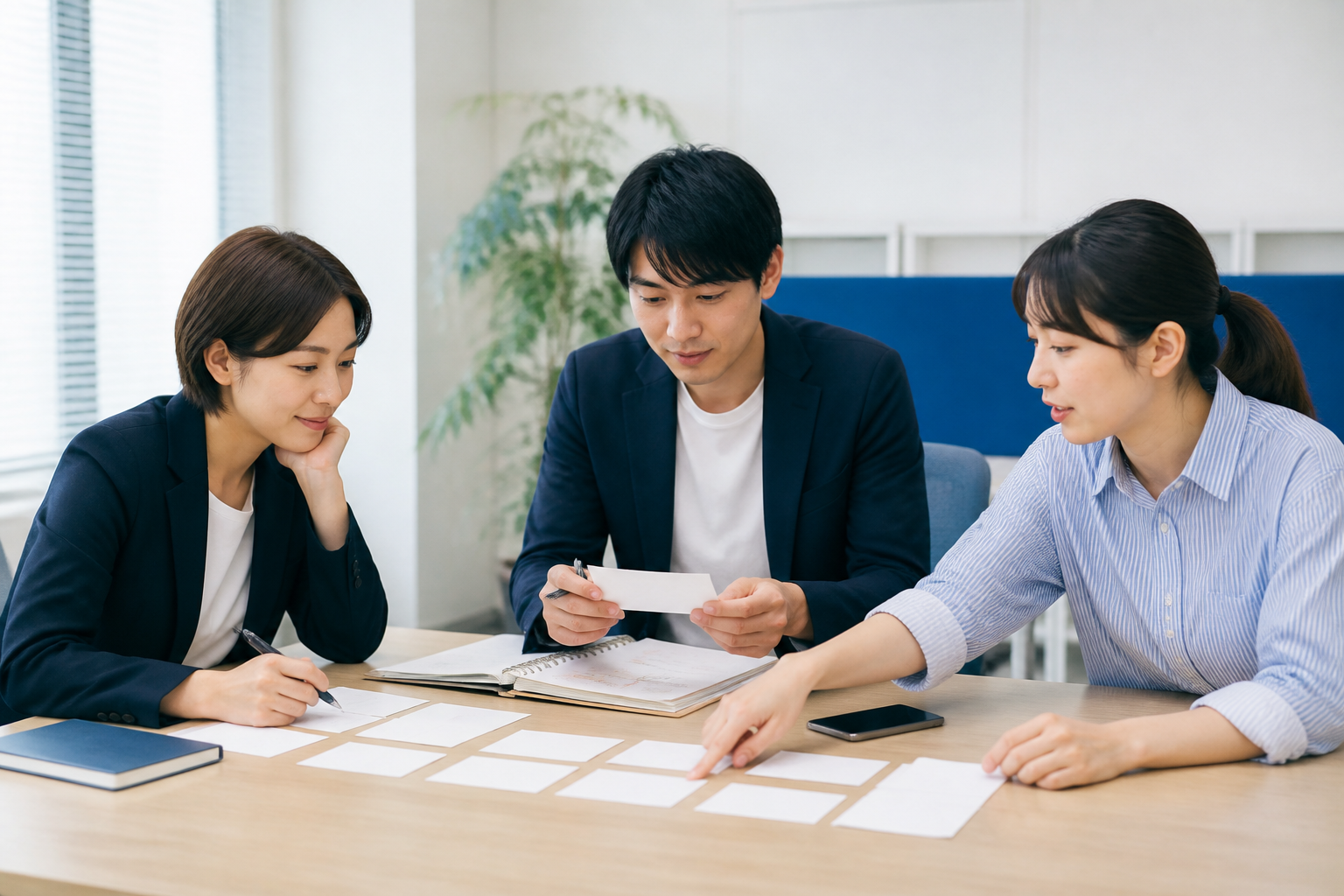 一つの要点に絞ったSNS動画を企画する議員事務所スタッフ