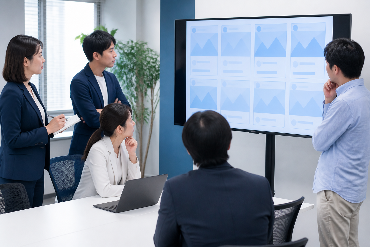 SNS原稿の表現を複数人で見直す議員事務所