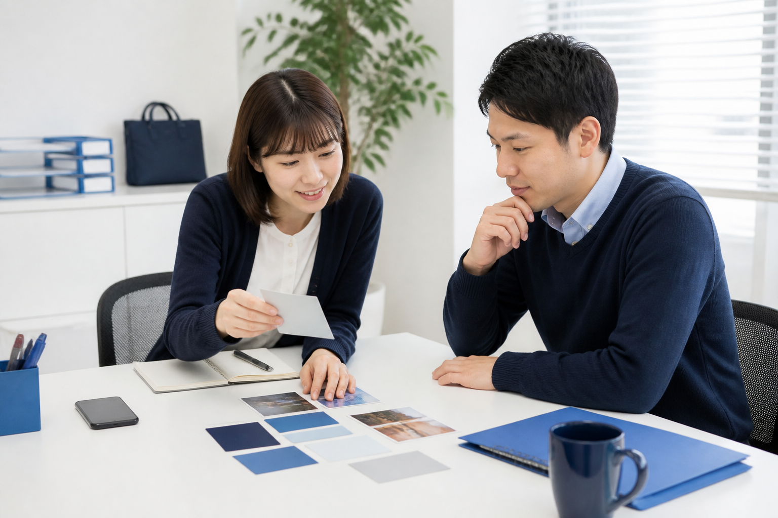 ショート動画で伝える一つのテーマを選ぶ議員事務所スタッフ