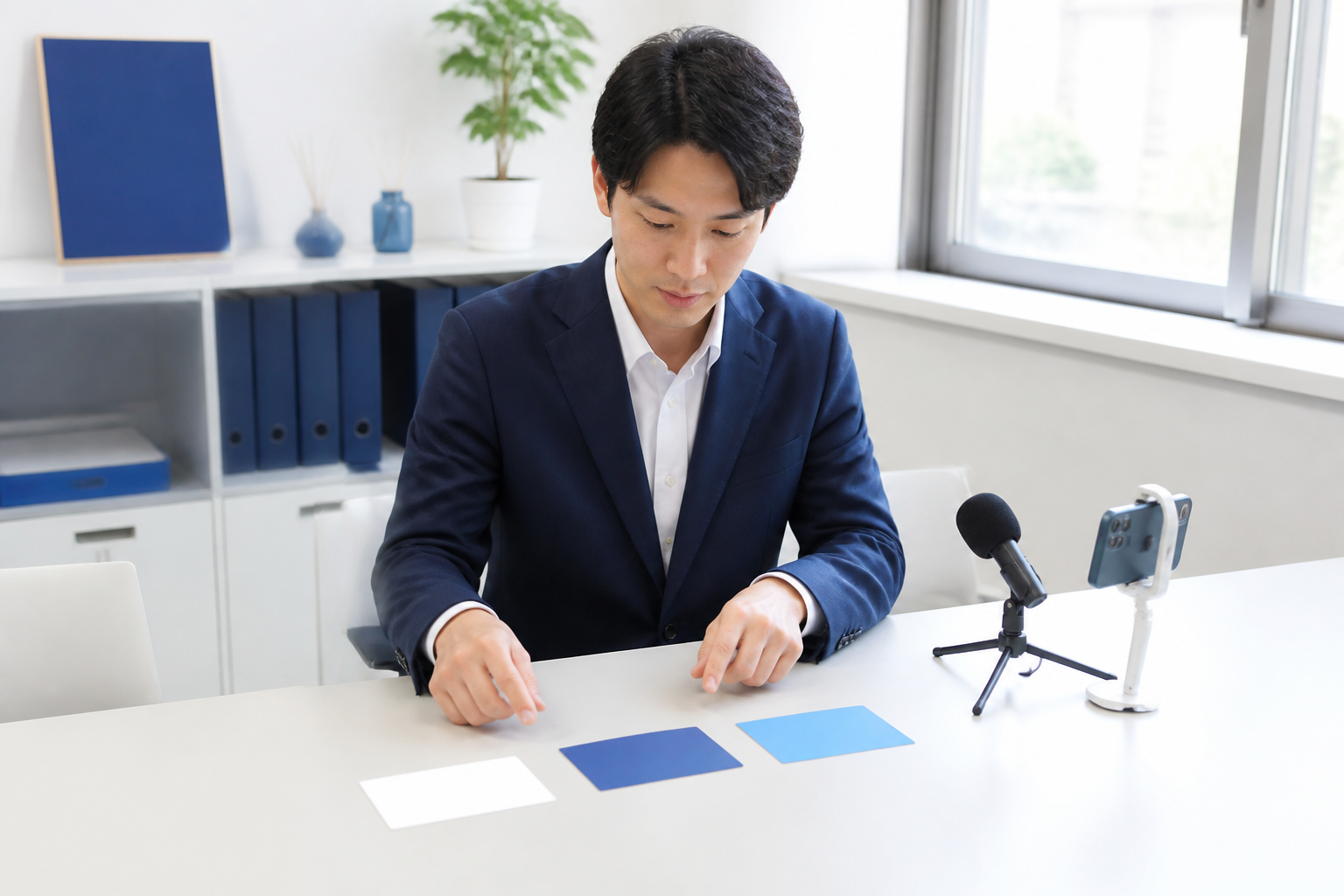 3段階の構成でショート動画の内容を整理する政治活動関係者