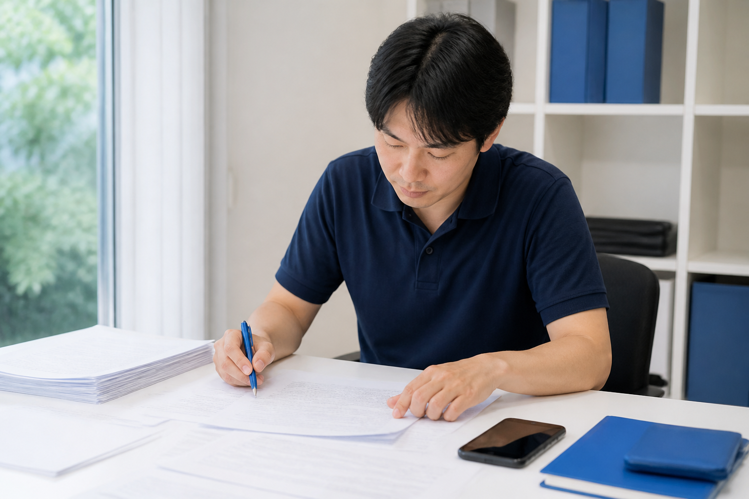 議会質問原稿を住民目線で整理する政治活動の広報担当者