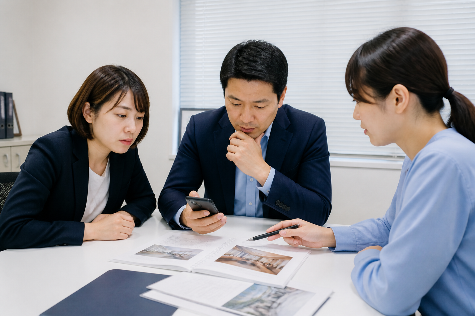 SNS投稿の公開前に内容を複数人で確認する地方議員事務所