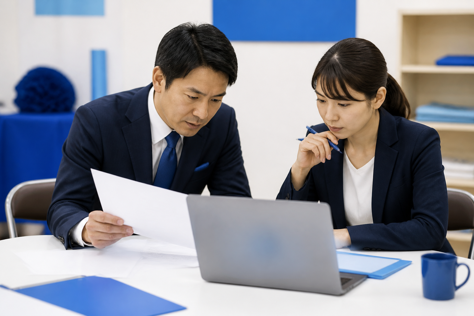 政策の課題や施策、実施工程を具体化する候補者と政策担当者