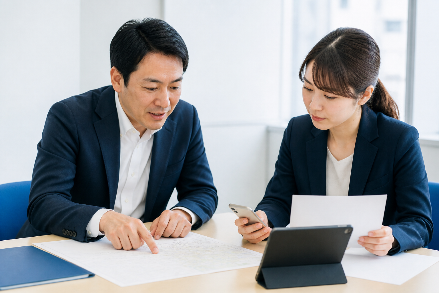 地域特性や有権者との接点を踏まえてSNSを選ぶ候補者とスタッフ