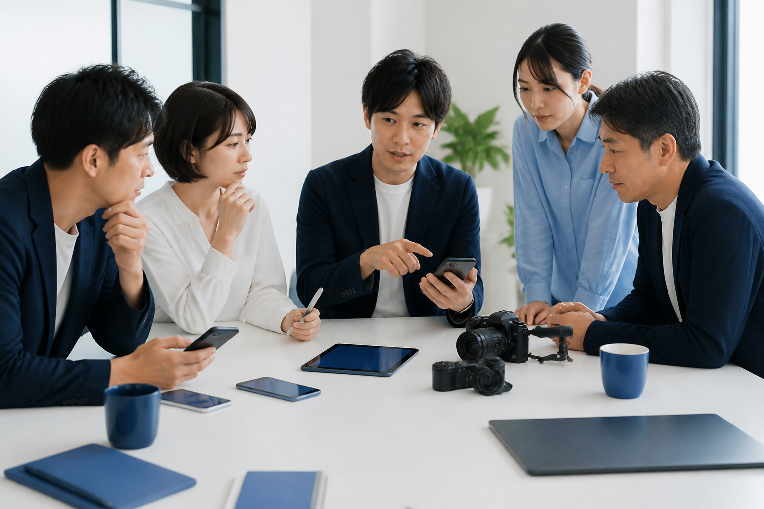 SNSごとに短文・写真・動画の役割を分ける政治広報チーム