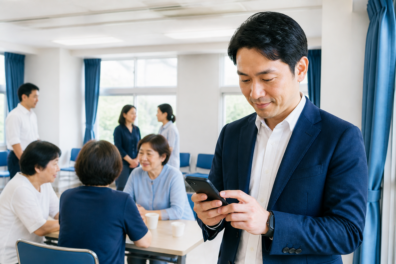 地域での対話を当選後の活動報告につなげる地方議員